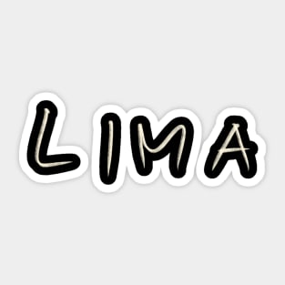 Lima Sticker